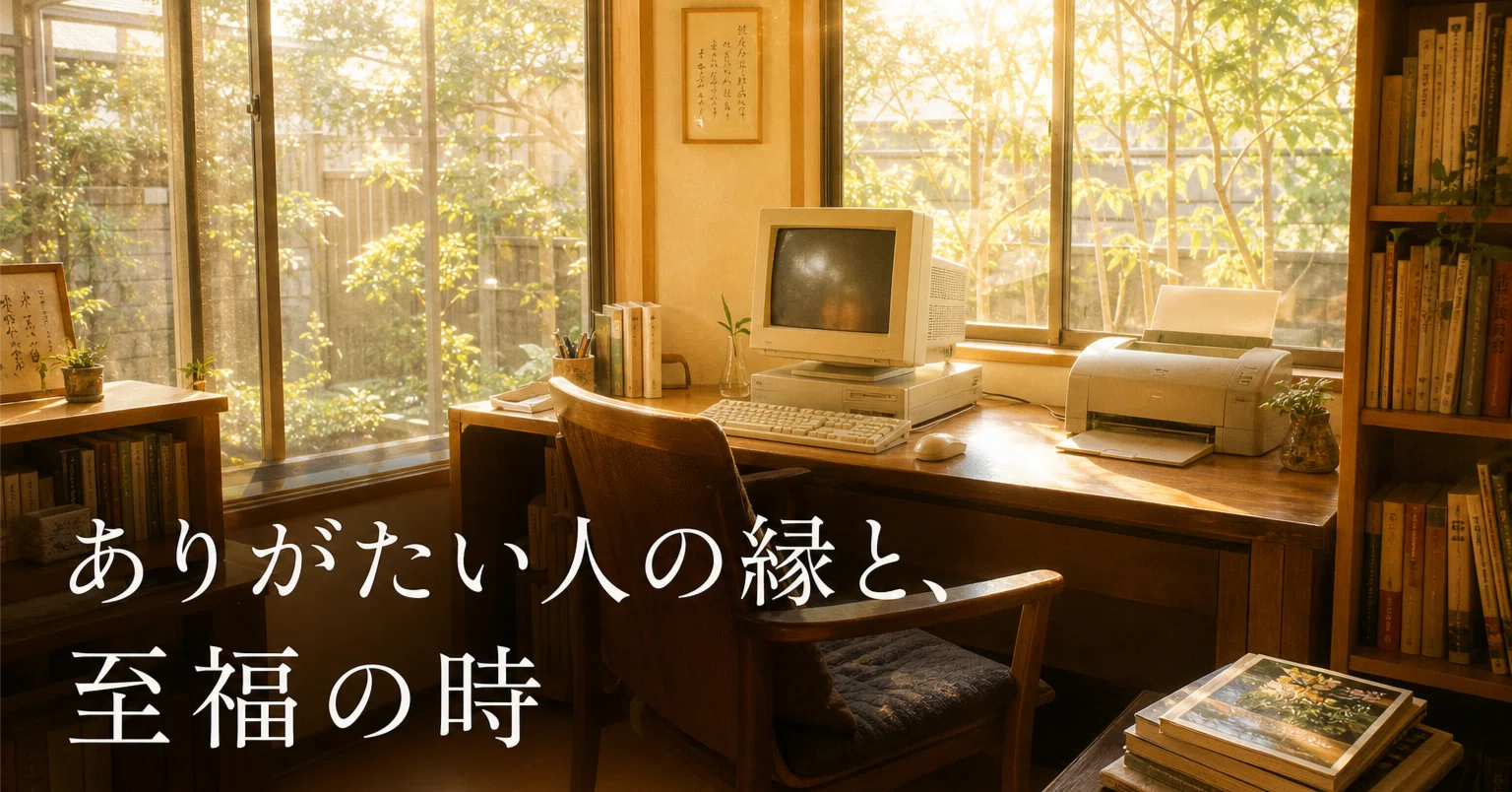 ありがたい人の縁と、至福の時｜佐藤 正子（さとう しょうし）