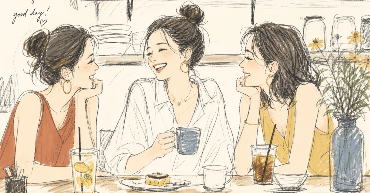 ChatGPT Images 2.0でスケッチ風の楽しいカフェイラストを作ってみた【AIイラスト｜画像生成AI｜AI画像生成｜生成AI｜プロンプト｜ChatGPT｜Nano Banana｜Google Gemini｜AI活用】