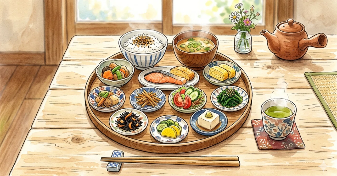 A Little Luxury: The 'Mamezara Teishoku' (Small Plate Set Meal