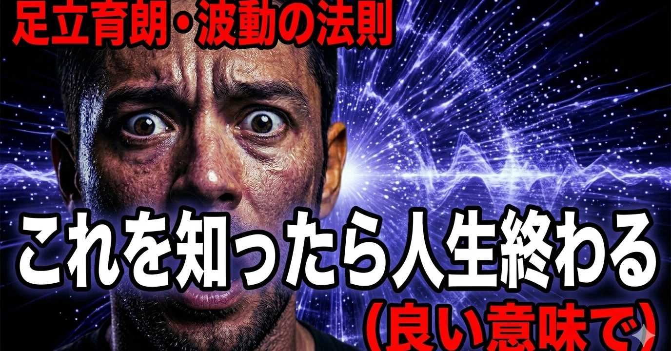 これを知ったら人生終わる（良い意味で）足立育朗・波動の法則完全