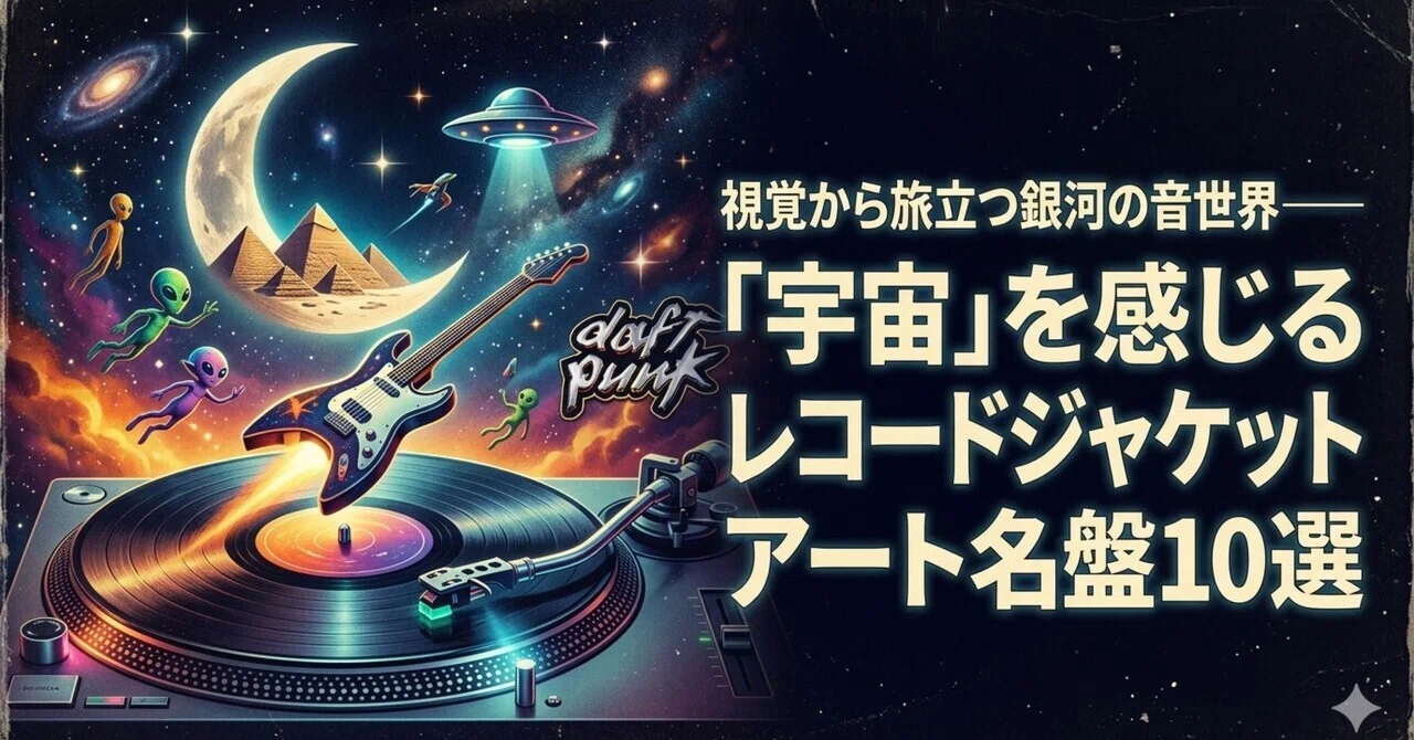 視覚から旅立つ銀河の音世界――「宇宙」を感じるレコードジャケット