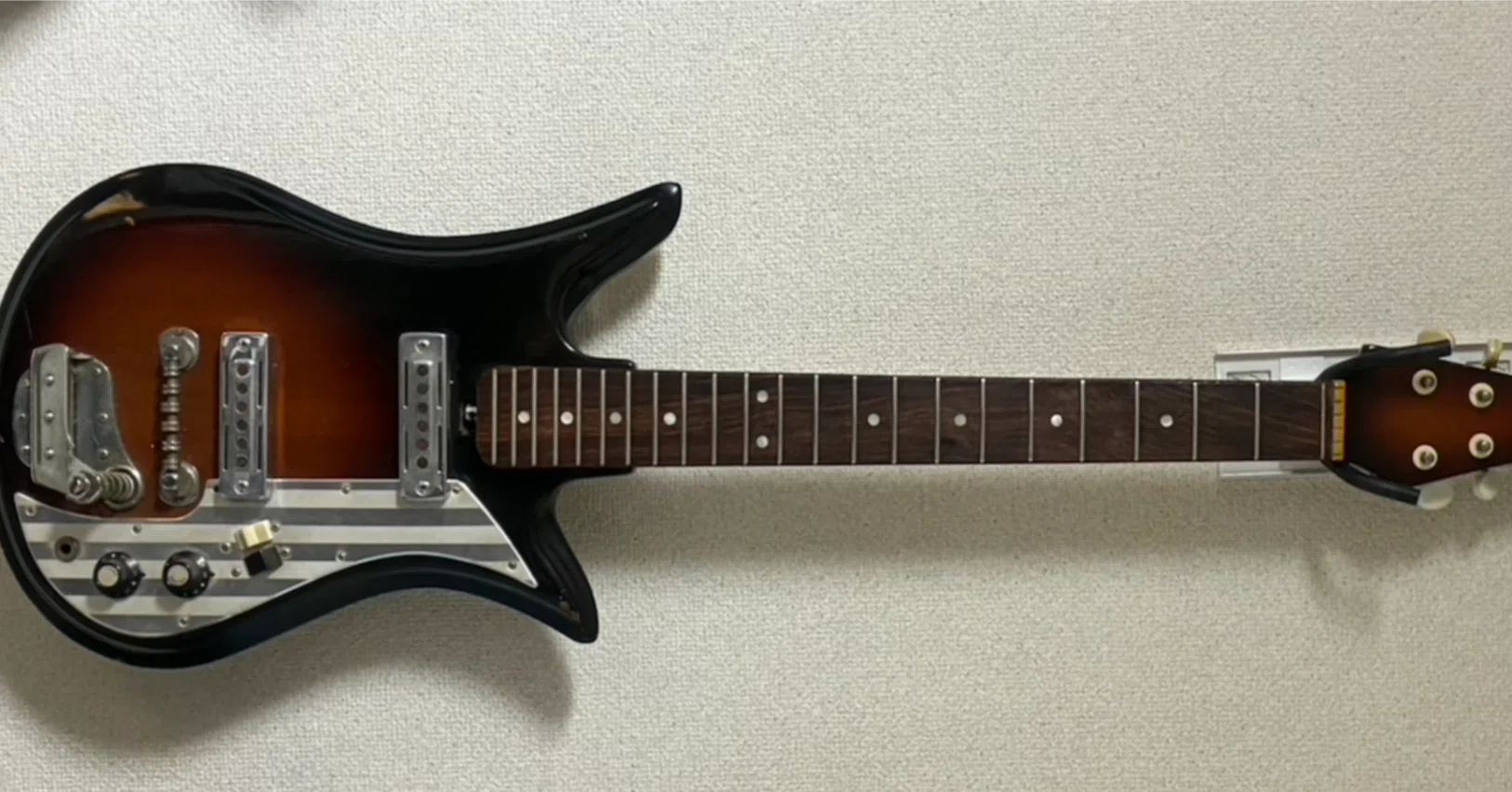 【*希少！1970年代*鳴り良好！TEISCO*エレキギターリペア総合メンテ済】 Teisco SM-2L リペア！ Part 1｜Tookato