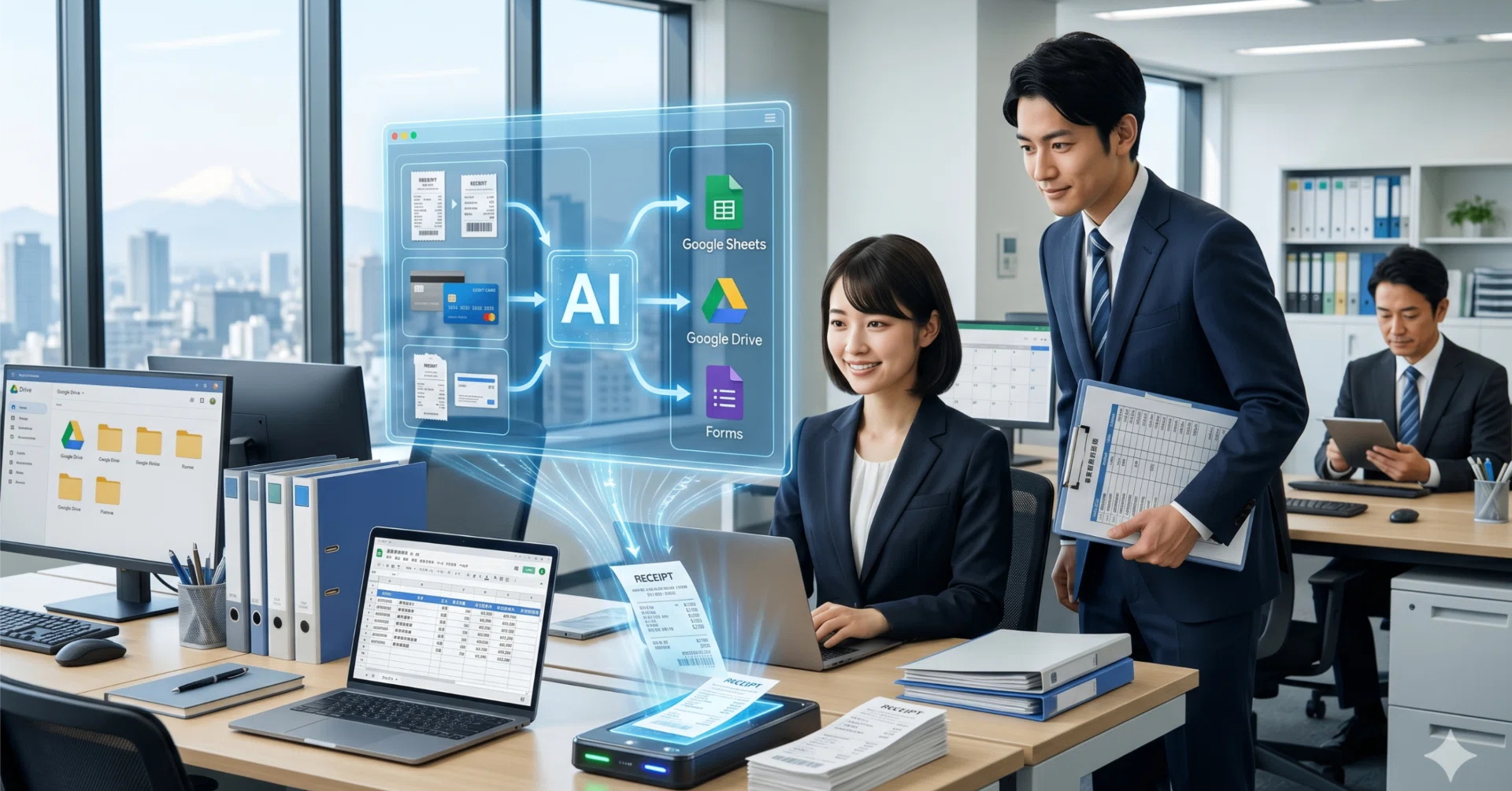 月末の救世主】まだ領収書を1枚ずつ手入力していますか？Gemini