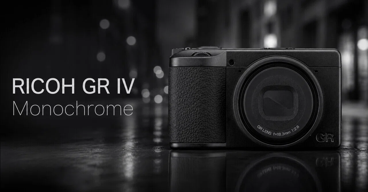 The RICOH GR IV Monochrome is the 'GR of Light and Shadow' that