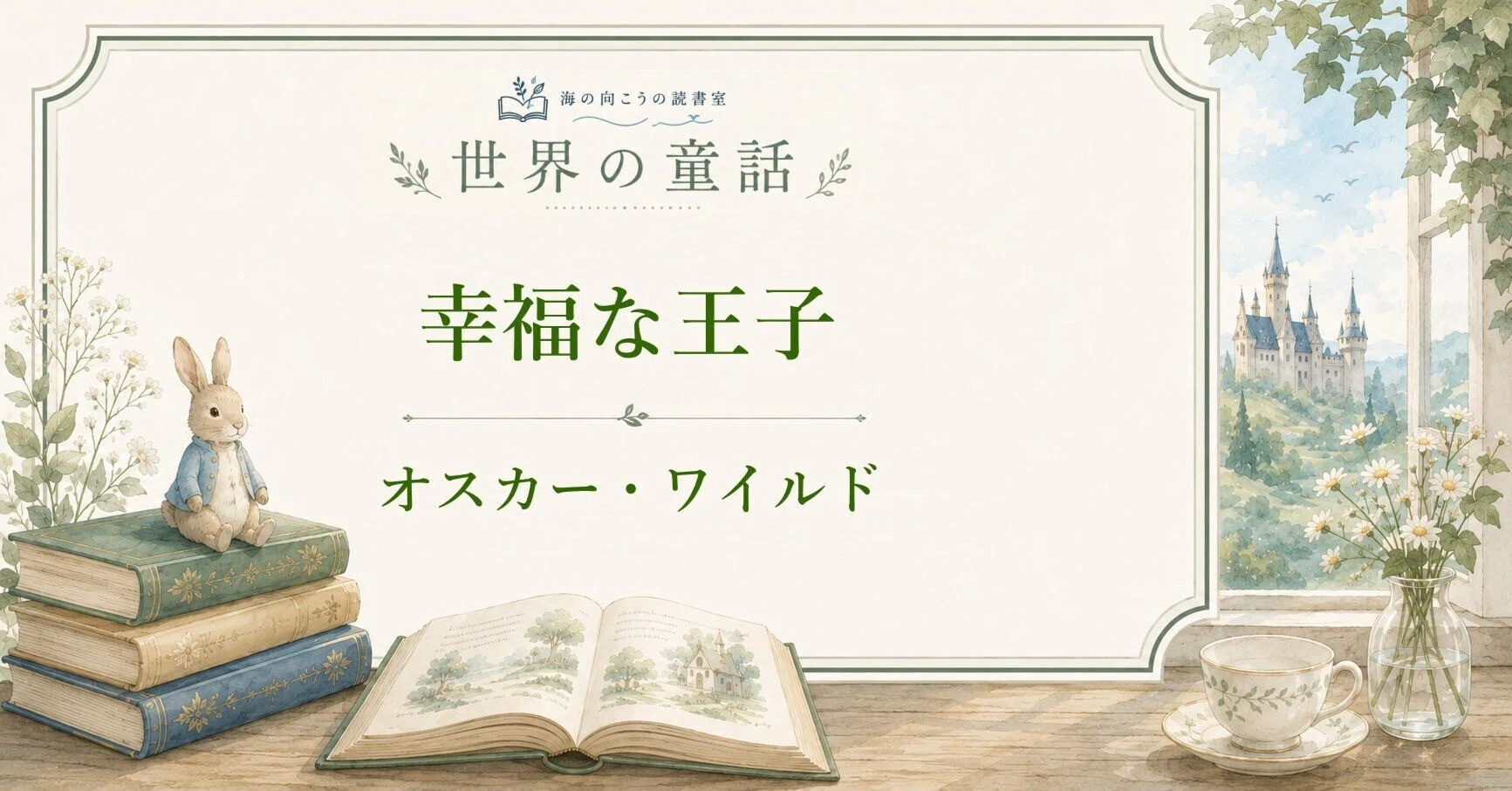 「②野菜王子※説明文必読」 幸福な王子』を、親子で読める言葉で｜オスカー・ワイルド＜ぬり絵つき