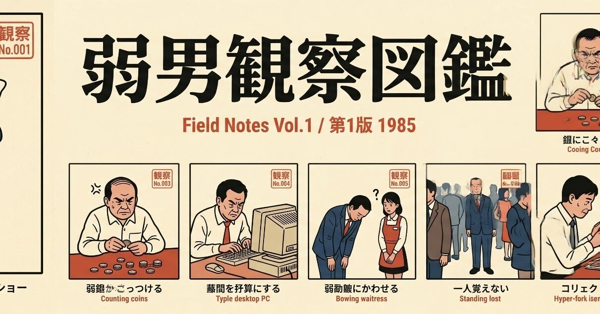 弱男観察図鑑|note
