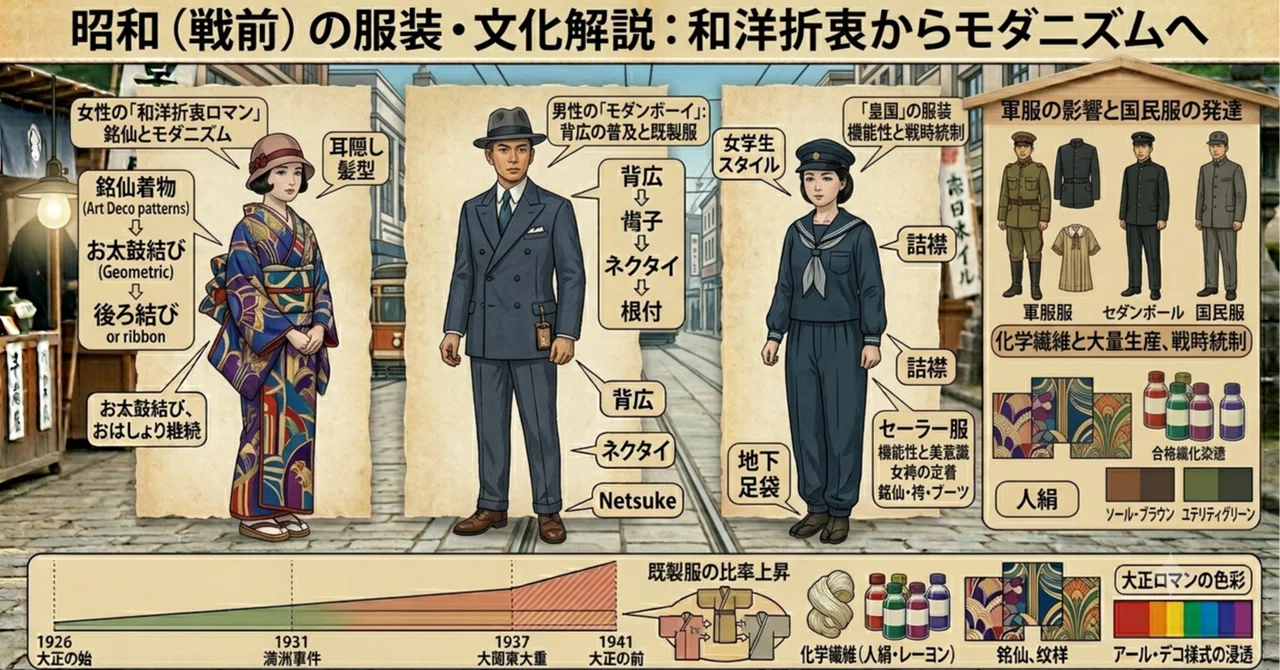 日本の服装の歴史(15)昭和(戦前)の服装|ZICO