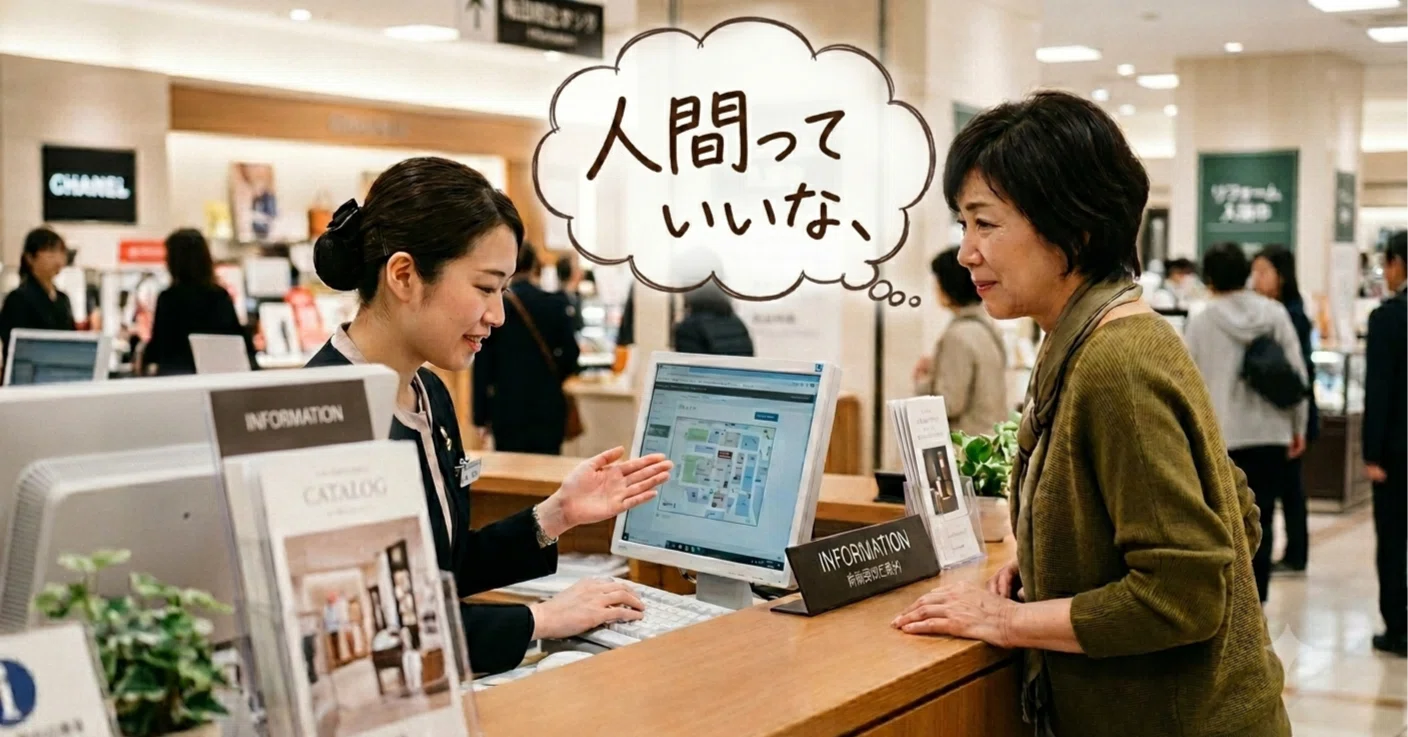 AIには真似できない、選ばれる講師の秘密】デパートの 