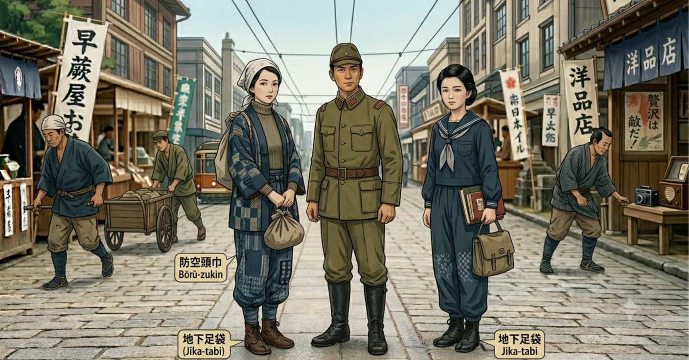 日本の服装の歴史(16)昭和(戦中)の服装｜ZICO