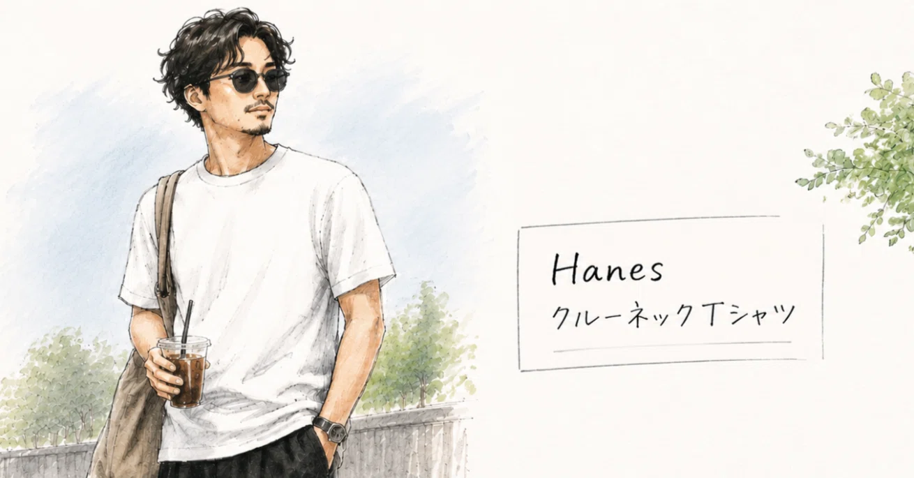 ヘインズ KURO/SHIRO】結局これが最適解。夏に1枚でサマになる“大人T 