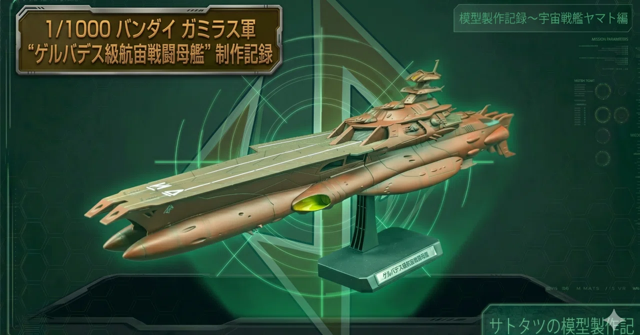 1/1000 バンダイ ガミラス軍 