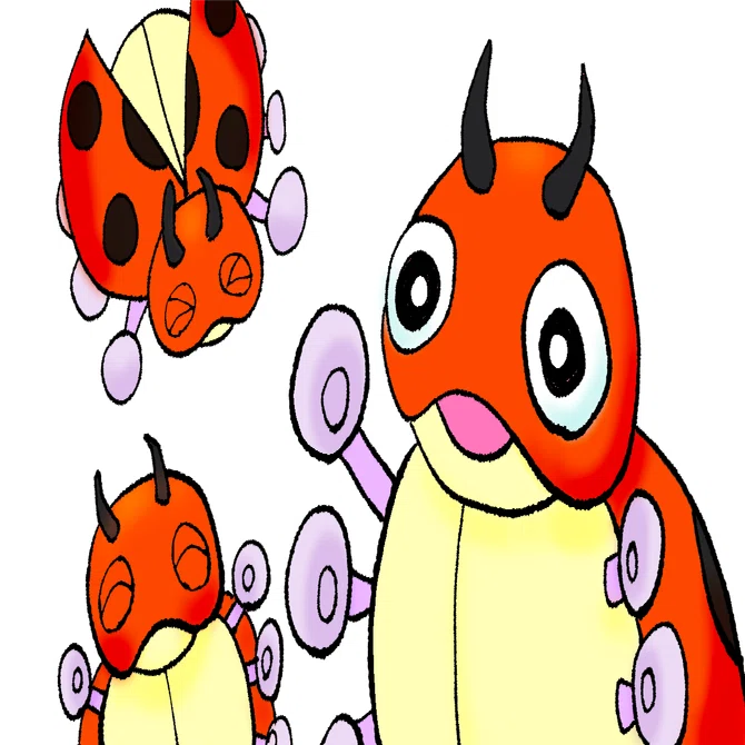 レディバ（ポケモン）の魅力に気づいてくれ🐞｜なべみつ