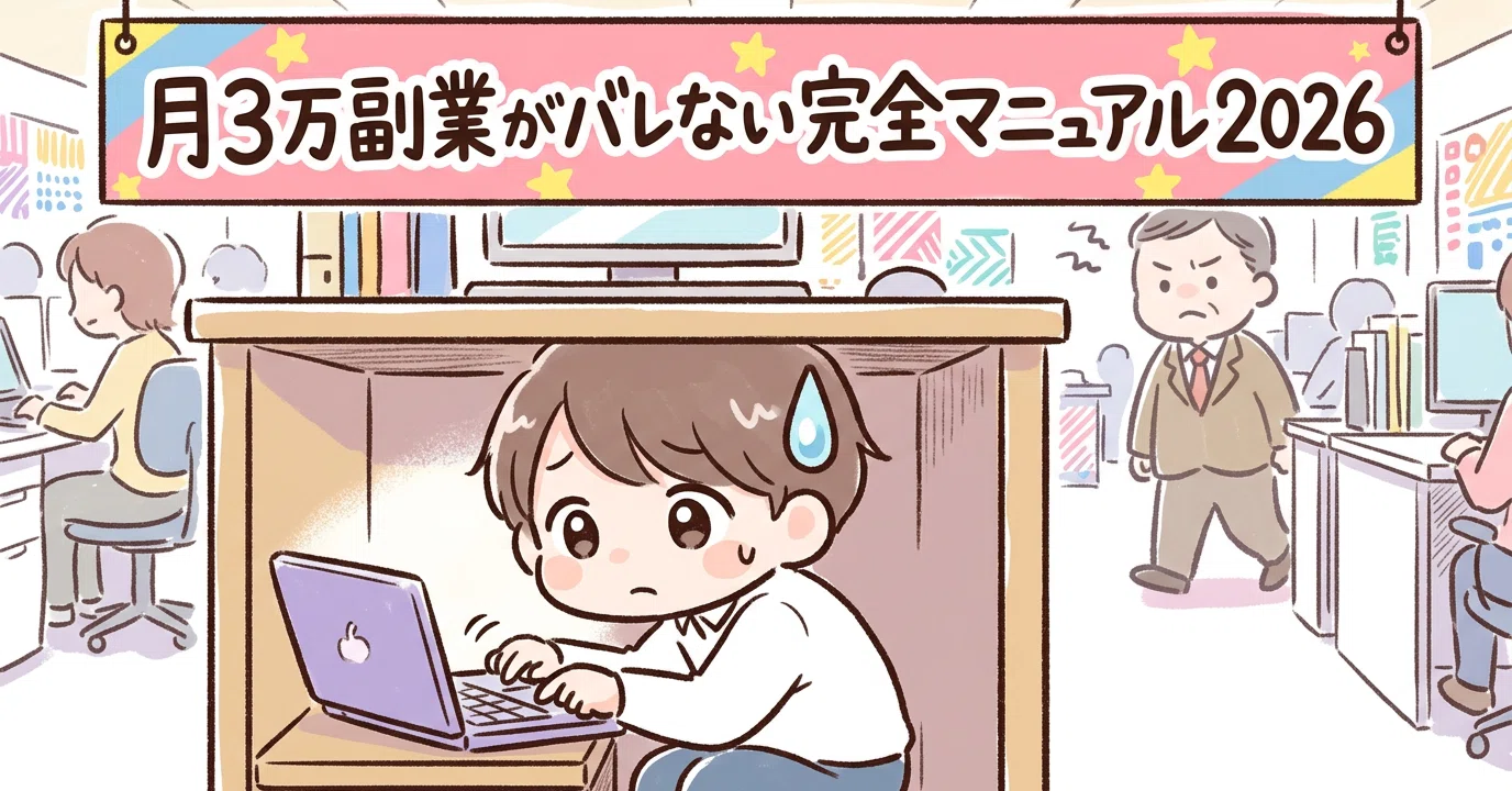 月 3 万 副業 ばれ ない