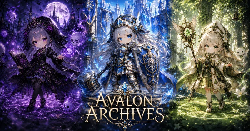 ブラウザRPGゲーム「AVALON ARCHIVES」開発中!