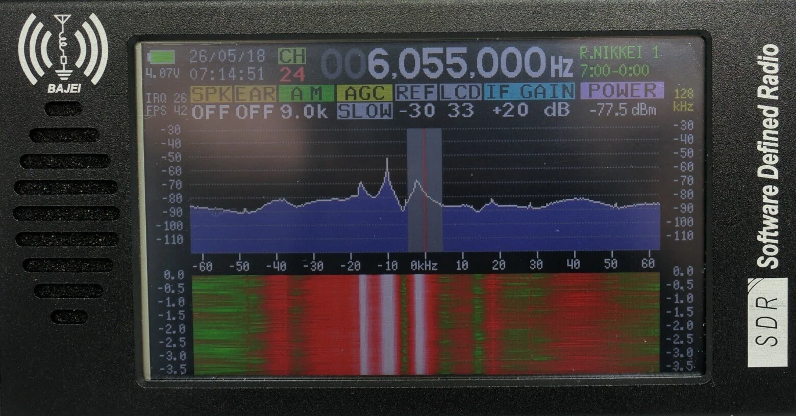 SDR”でガター|よく調べもせず『スタンドアロンSDR』なラジオを買って SDR”でガター|よく調べもせず『スタンドアロンSDR』なラジオを買って