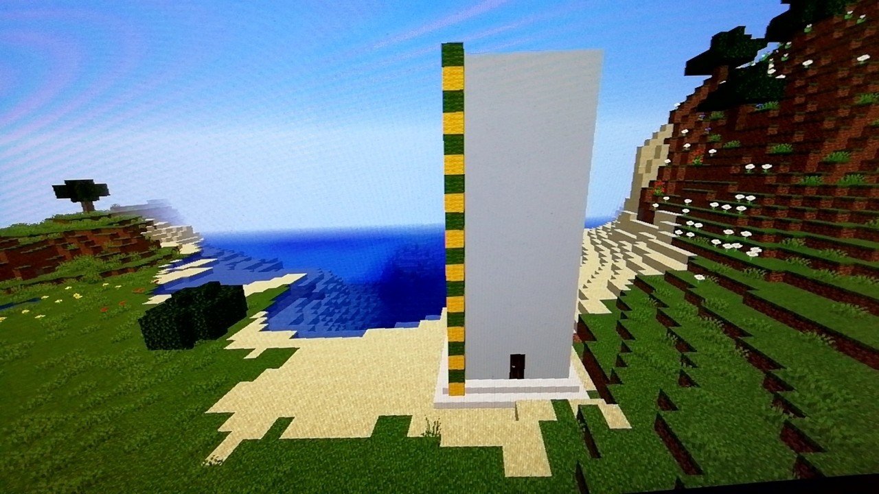 マイクラクリエイティブ灯台が完成したぞー アスナル総合館 Note