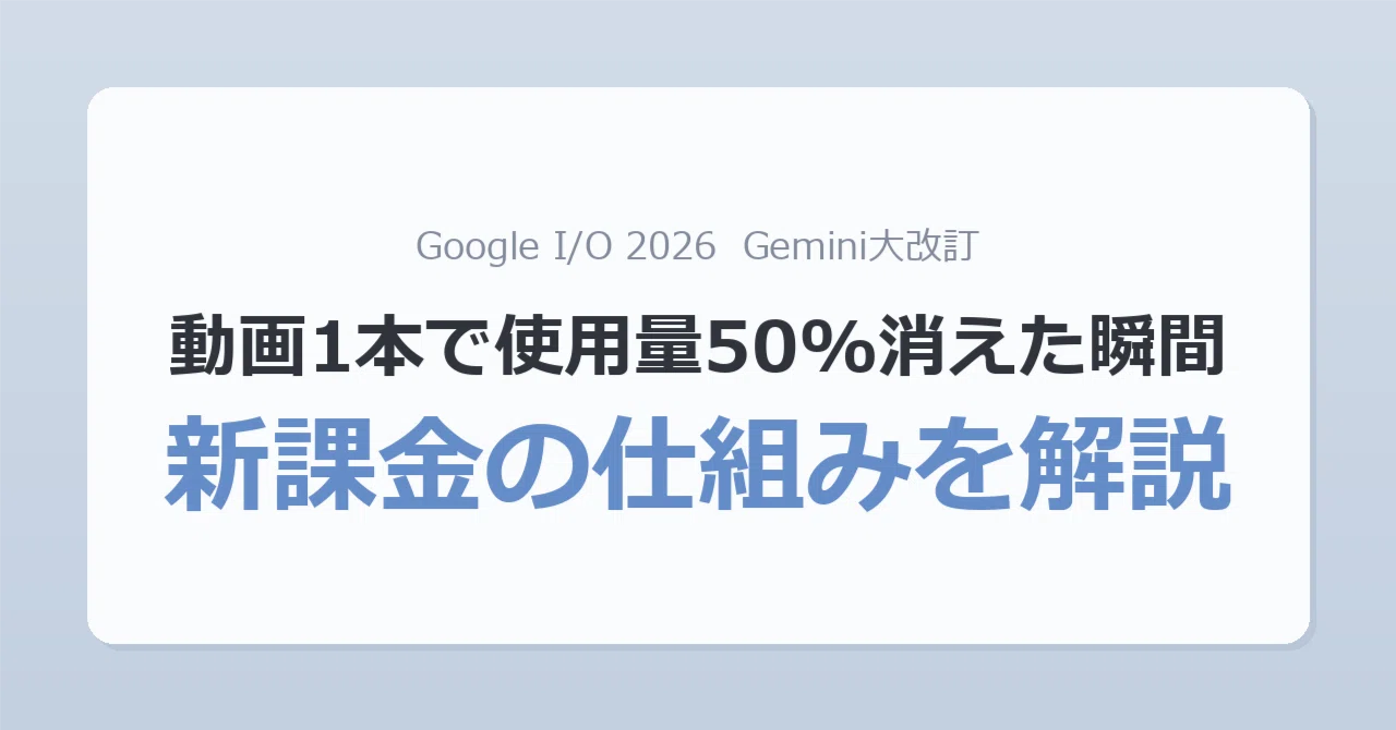 Geminiが別物になった Google I/O 2026で何が変わったか全部まとめ