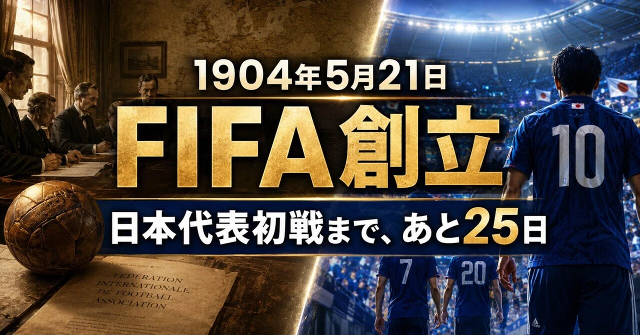 May 21, 1904: FIFA Founded | 25 Days Until the Japan National