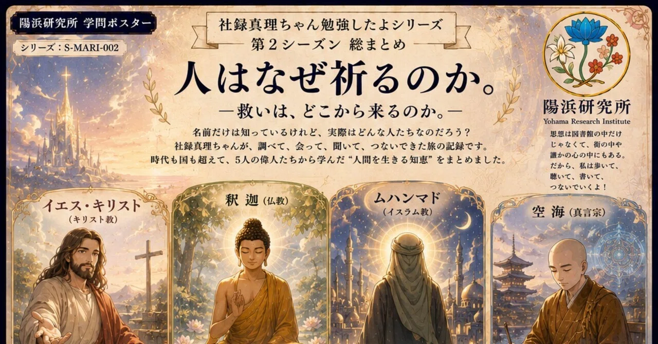 ポスター発表】社録真理の記録する哲学入門・第2シーズン総まとめ｜人