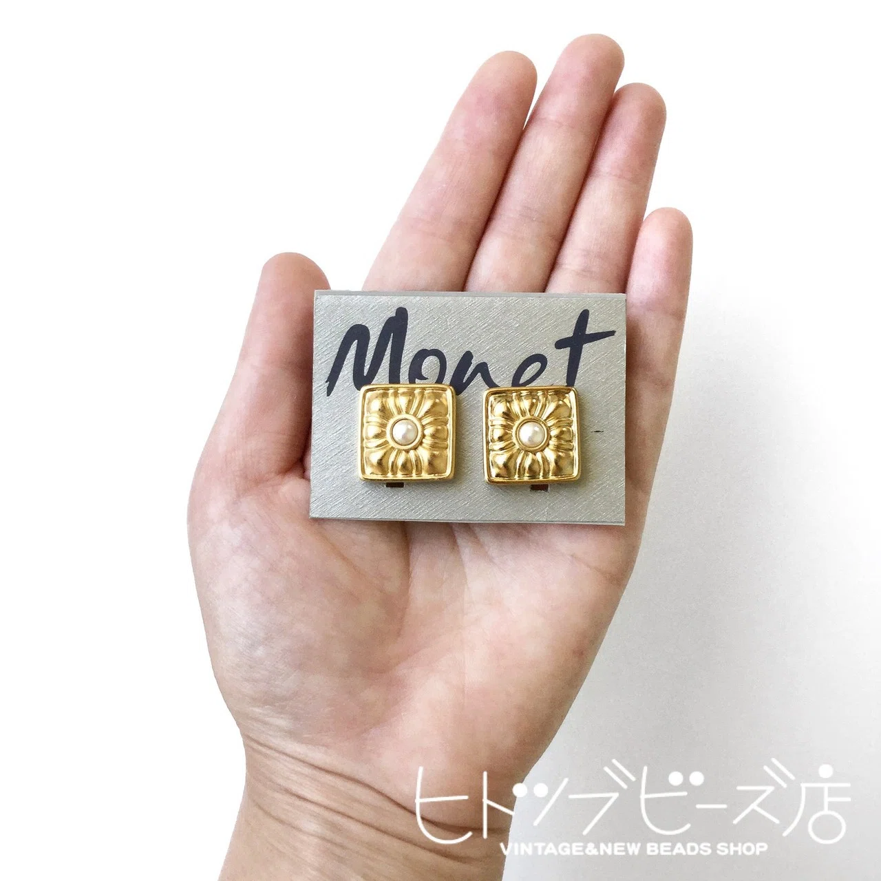 Monet(モネ)のイヤリング。｜三好なおみ｜ヒトツブビーズ店店主 EI 