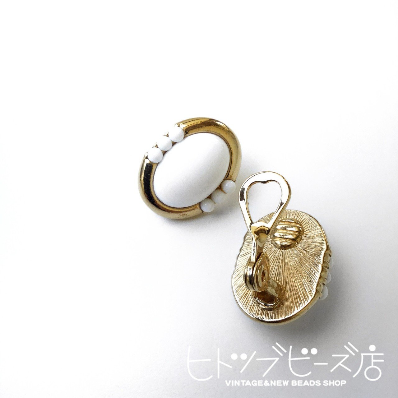 Monet(モネ)のイヤリング。｜三好なおみ｜ヒトツブビーズ店店主