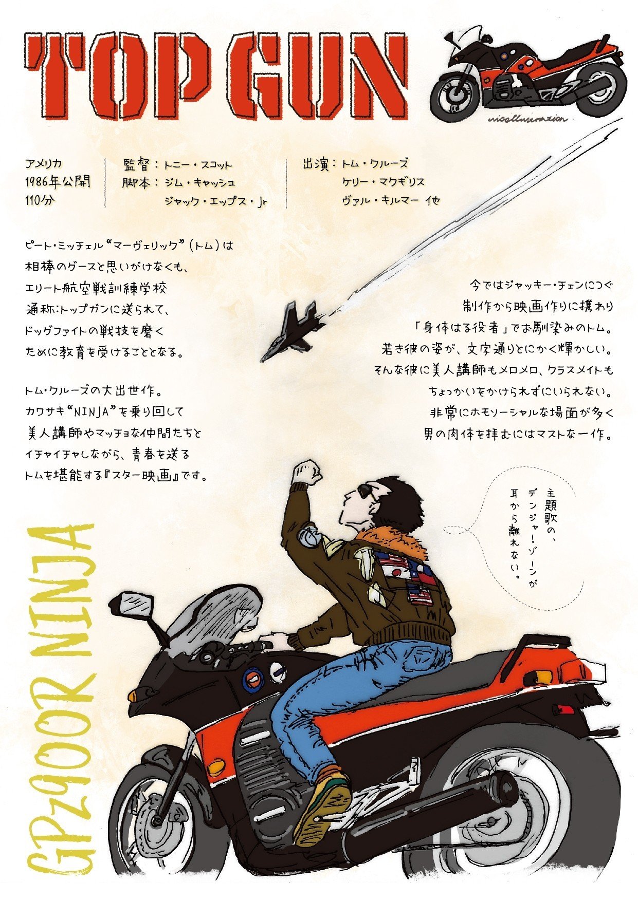 映画ノート】輝きのトム｜トップガン｜ニコ・ラストレーション