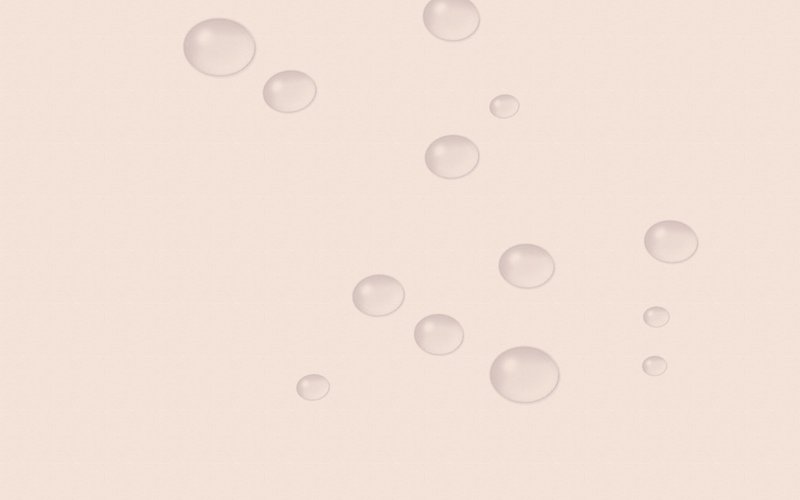 Photoshop 虹色の水滴 鳴本 なるもと Note