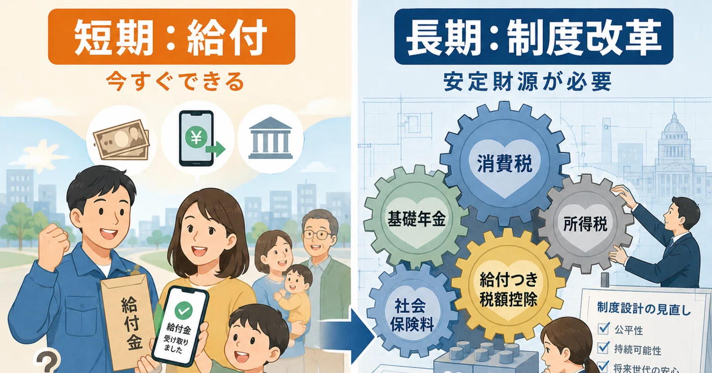 消費減税か給付金か」なんてナンセンス：誰も財源を語らない国会論議