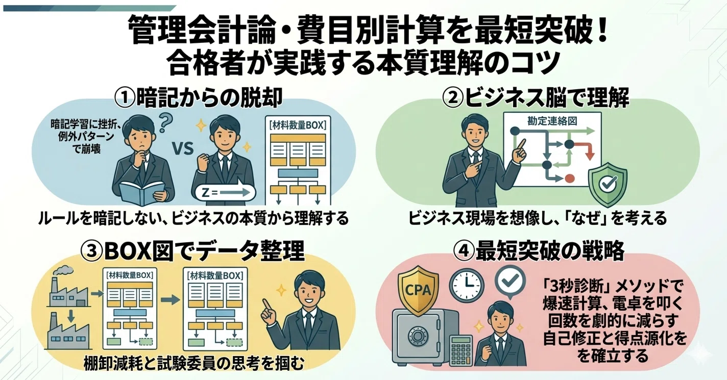 管理会計論：費目別計算を最短突破する本質理解のコツ｜マド〜社会人