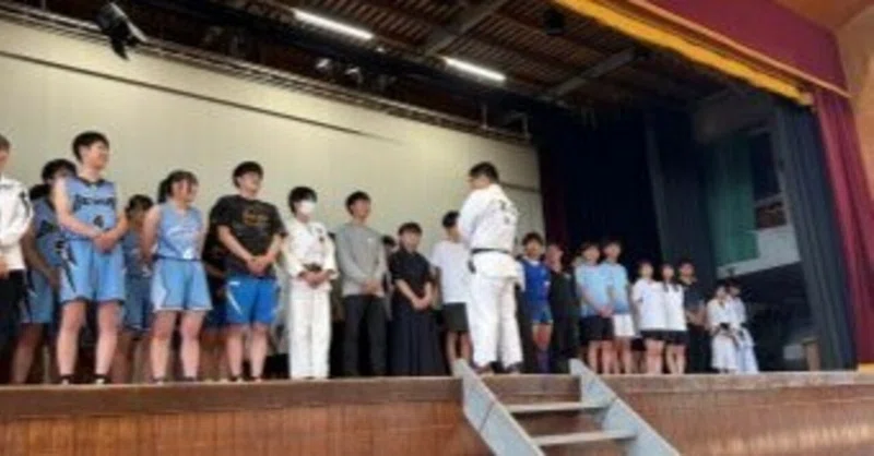 【星林高校】総体前壮行式および前期生徒会役員選挙を実施しました
