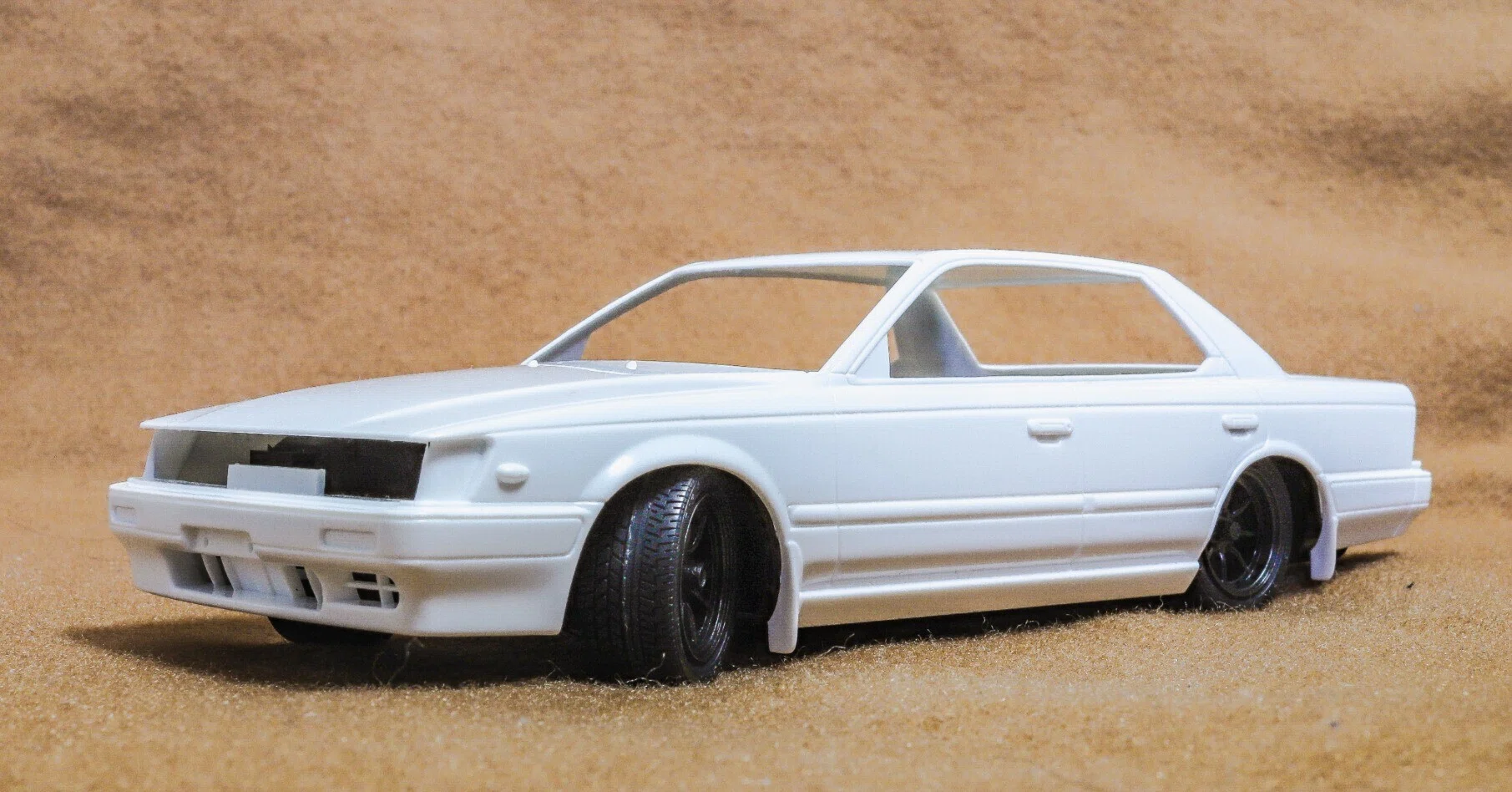 プラモ】初めてのシャコタン！｜アオシマ 1/24 C33ローレル その②