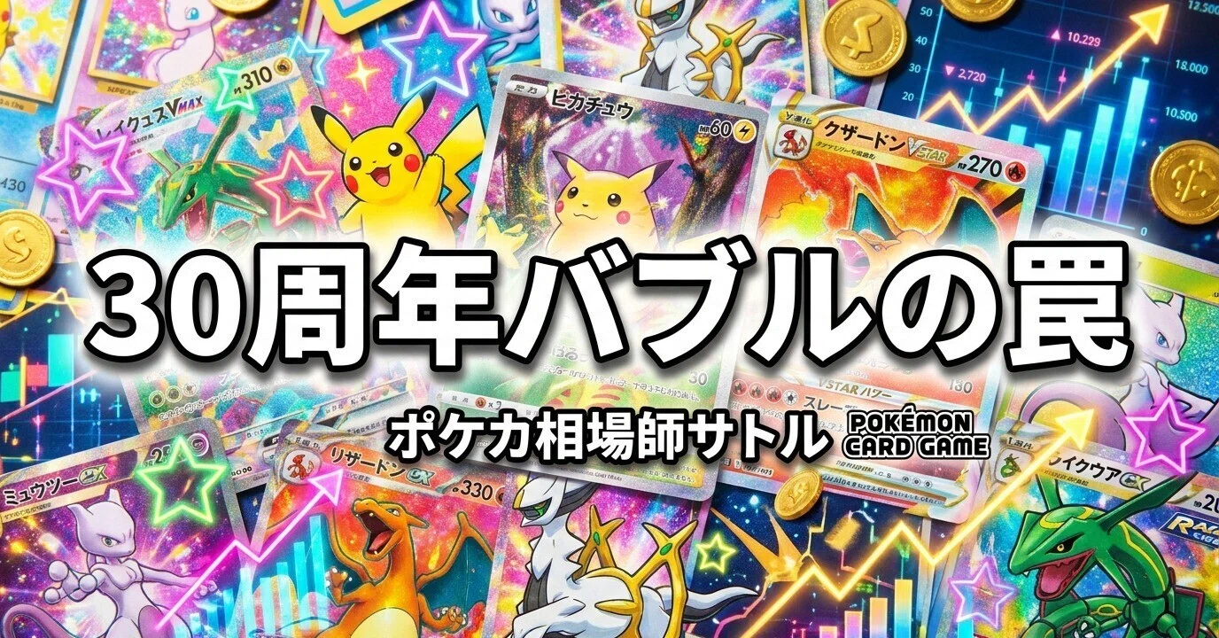 30周年バブルの罠｜25周年で爆死した3つのポケカから読む2026年10月の