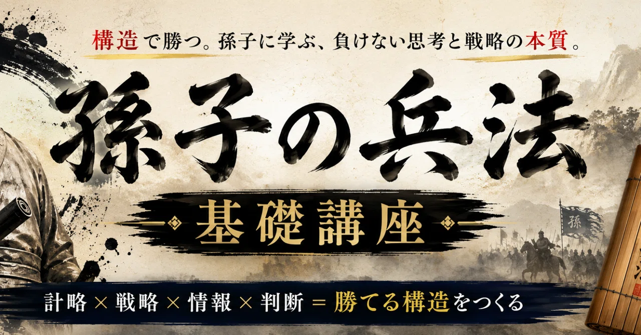 にわかNISA民のための「孫子の兵法」基礎講座⑥ 虚実篇|ラスナイがしん