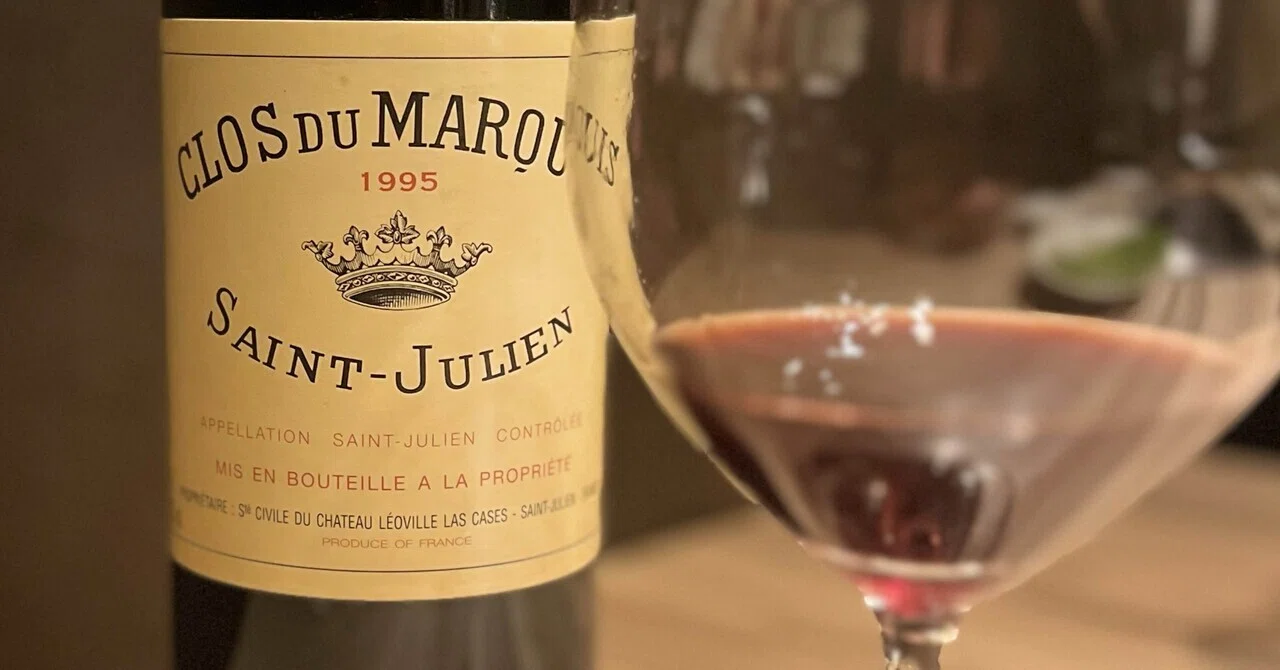 Clos du Marquis 赤ワイン 1995年 2005年 飲み比べセット ワイン備忘録]CLOS DU MARQUIS 1995｜hideG