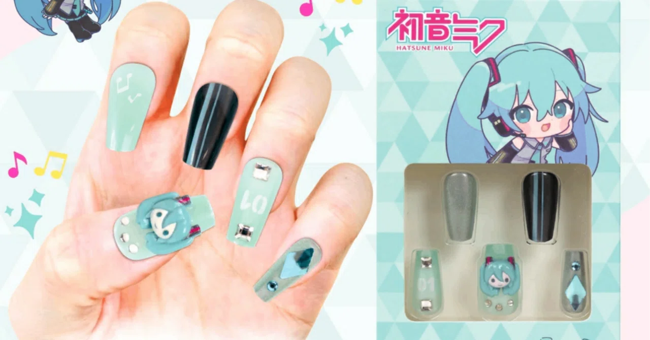 SANTAN 601-4182 初音ミク ロングネイルチップ｜萩原朋海