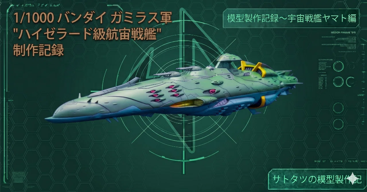 1/1000 バンダイ ガミラス軍 