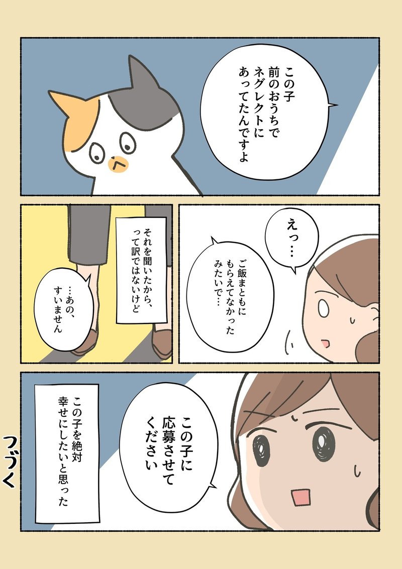保護猫ちゃんを家にお迎えするまでの話9 オキエイコ Note 保護猫ちゃんを家にお迎えするまでの話9 オキエイコ Note