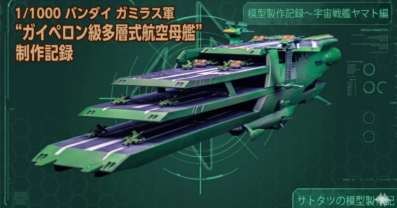 1/1000 バンダイ ガミラス軍 