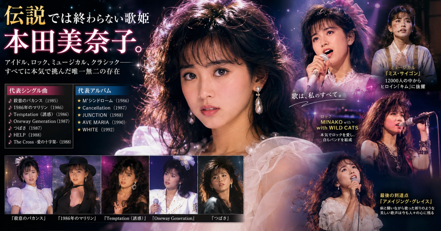 伝説”では終わらない歌姫本田美奈子.を徹底的に深掘りする｜のぶ｜気分