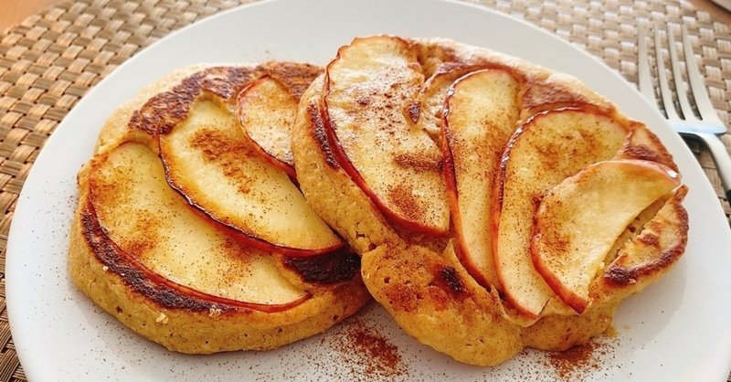 オートミールレシピ 17 爽やかりんごのふわふわパンケーキ Renam Note