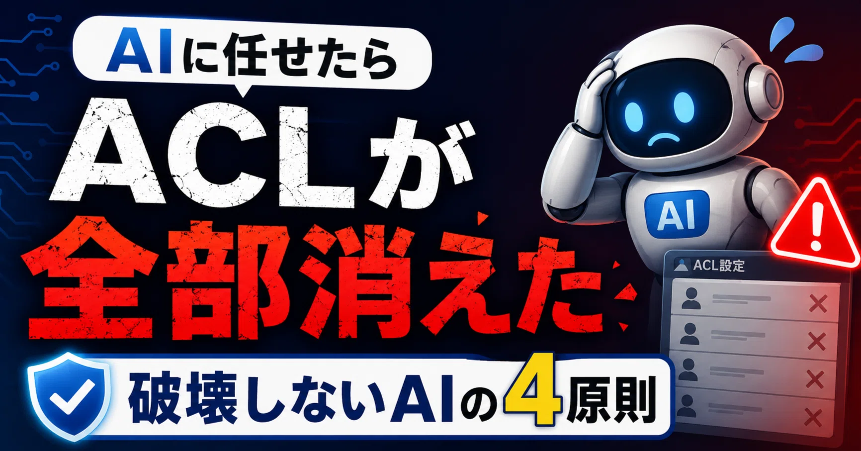 コメント書込み専用 kintone書き込みAPIをAIに任せたら、本番のACLが全部消えた話｜