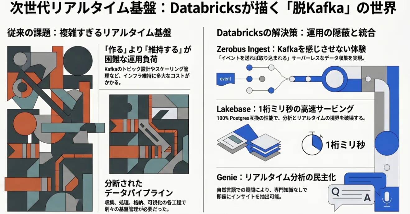 🚀Databricksは“脱Kafka”へ向かうのか？Zerobus IngestとLakebaseが