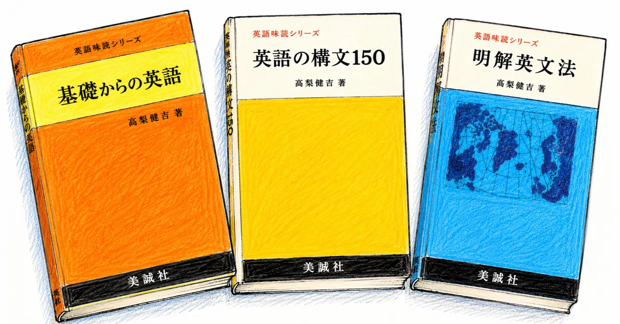 昭和の名参考書 基礎からの英語｜武蔵佳伸