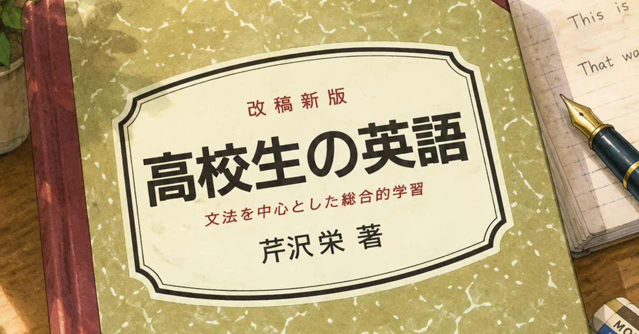 昭和の名参考書 高校生の英語｜武蔵佳伸