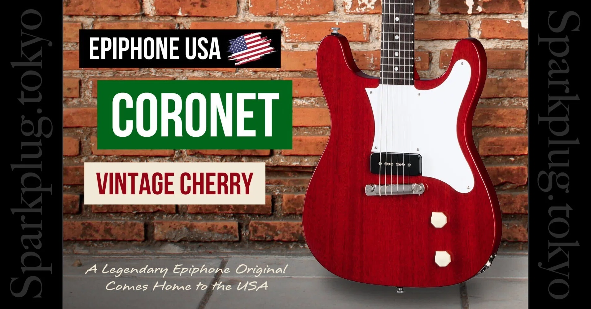 Coronet '65 Reissue w/ Bigsby コロネット エピフォンの伝説的モデル「Coronet（コロネット）」のUSA製モデル