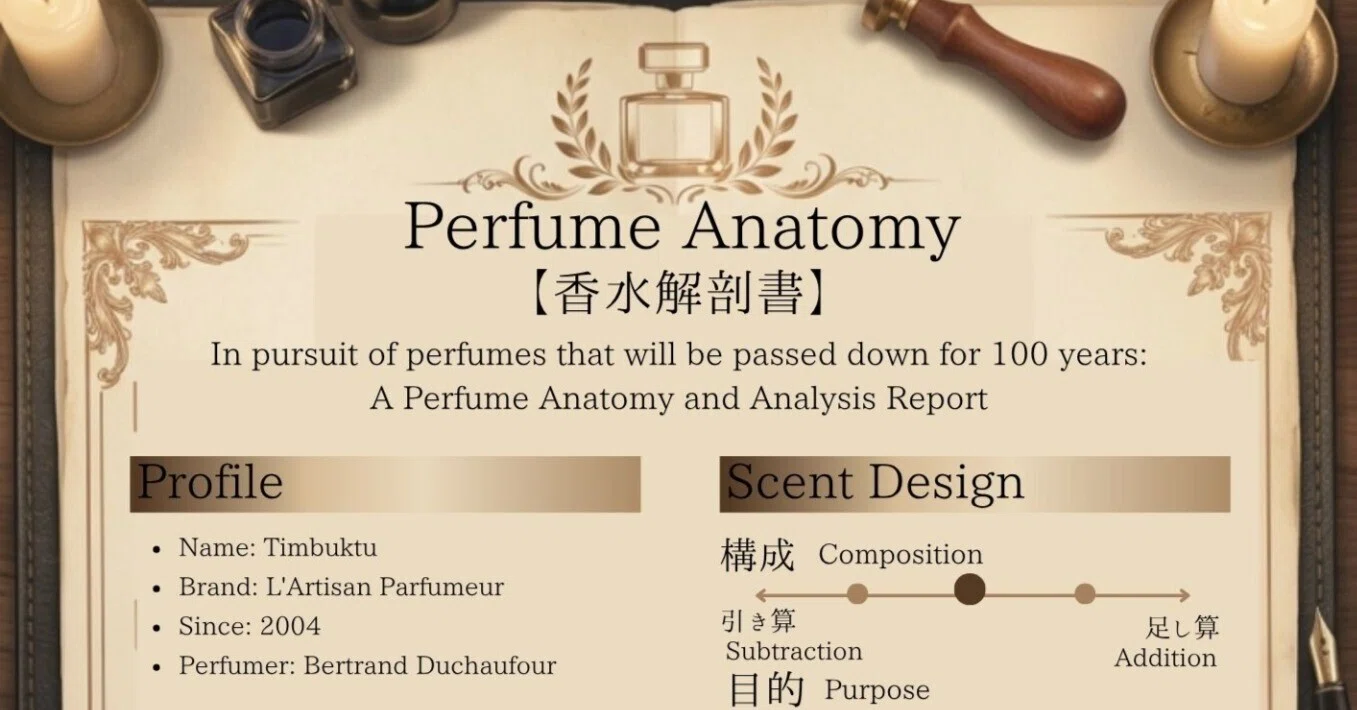 香水レビュー】TIMBUKTU / L'ARTISAN PARFUMEUR（タンブクトゥ