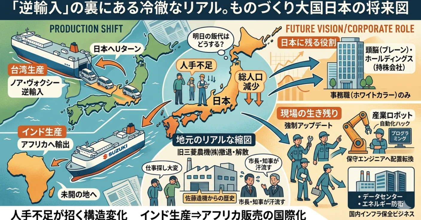 26/05/23 「逆輸入」の裏にある冷徹なリアル。ものづくり大国日本が