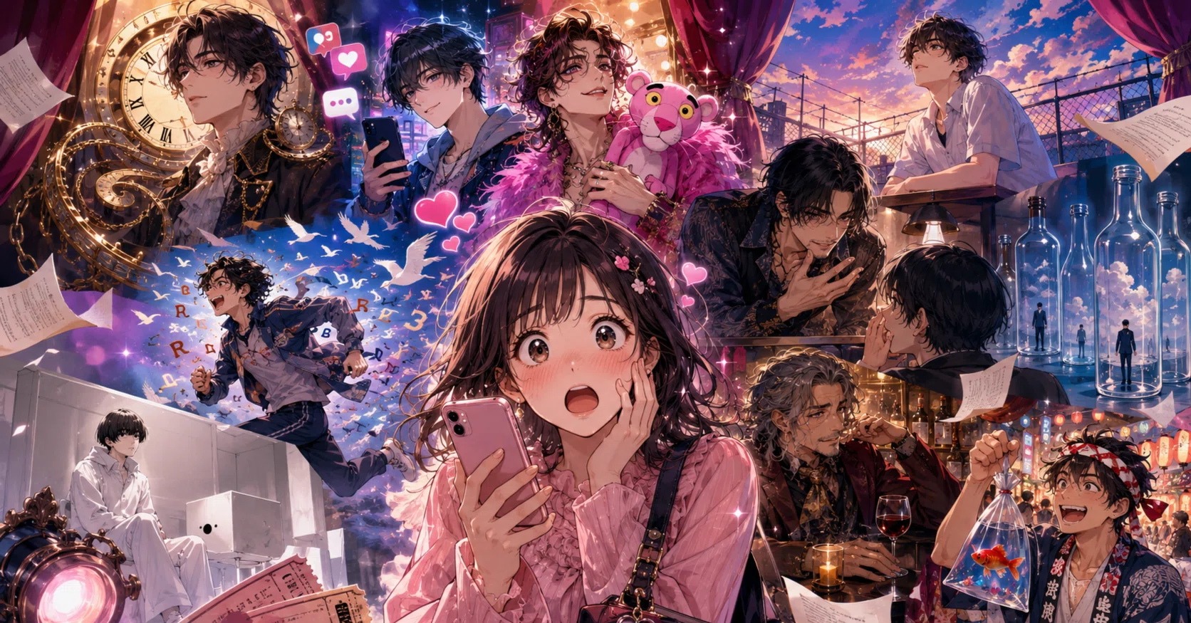 夢小説】劇作家たちに愛されすぎて、まだ一度も観劇できてませんっ