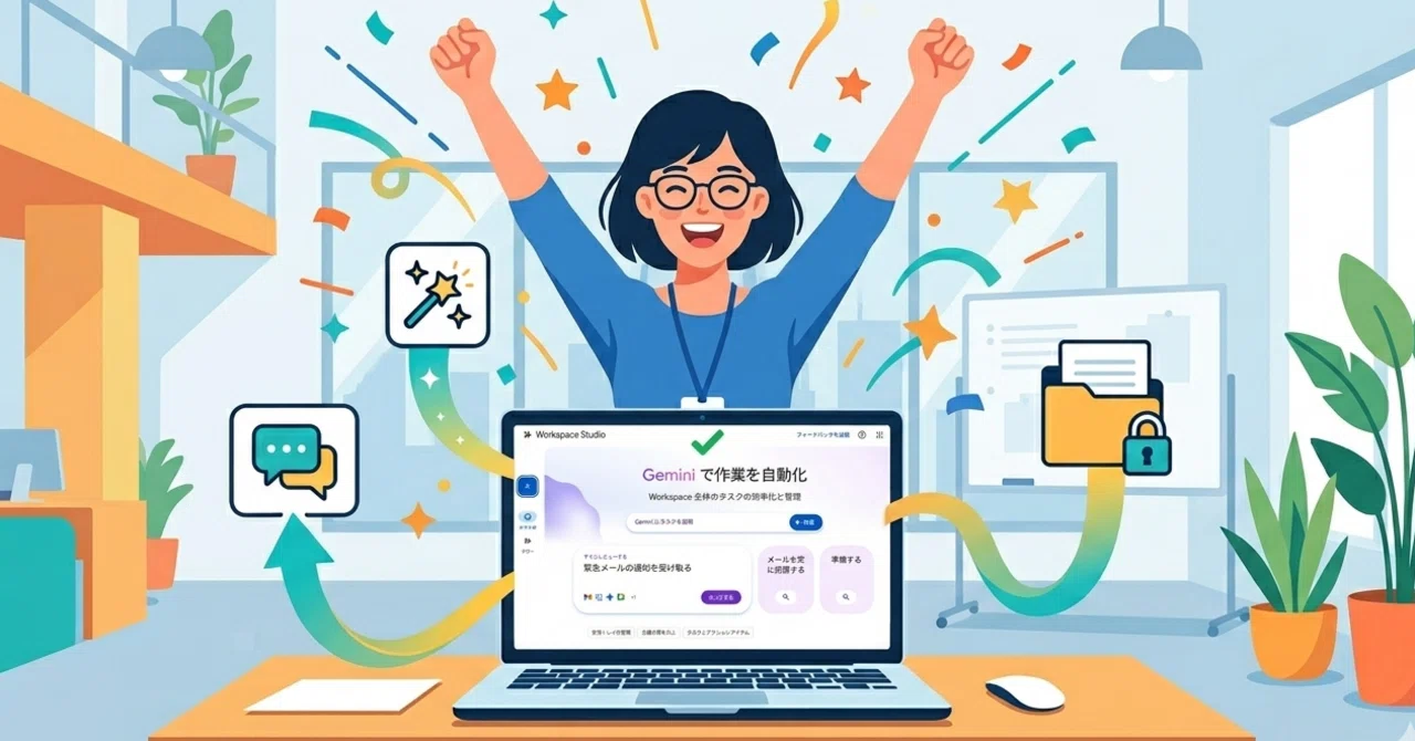 とりあえずやってみた】Google Workspace Studioで「記事執筆