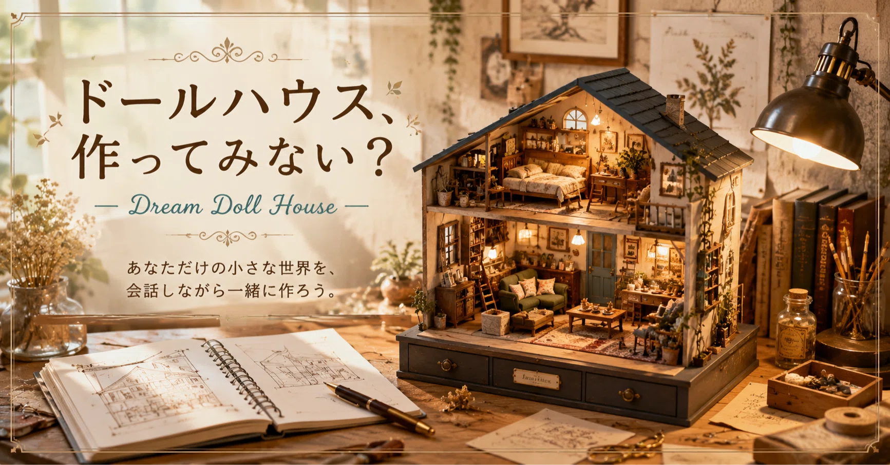 無料公開 ChatGPT GPTs】ドールハウス、作ってみない？ — Dream Doll